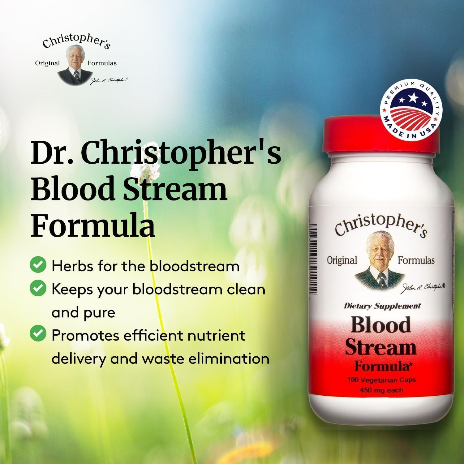 Utilisation quotidienne facile de Blood Stream pour votre routine.