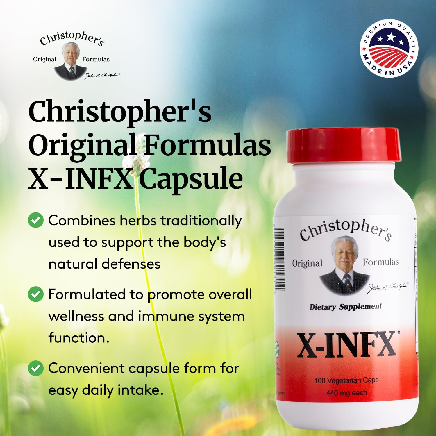 Christopher's X-INFX: emballage facile à intégrer dans la routine quotidienne