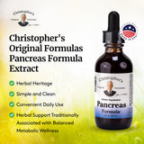 Extrait Pancréas Christopher's – ingrédients naturels sans additifs.
