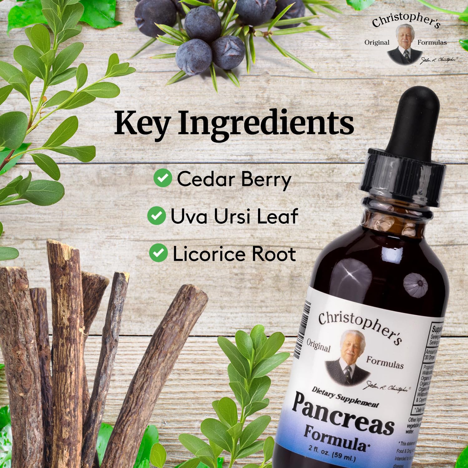Pancréas Formule Extrait – pipette-doseuse facile à ajouter aux boissons.
