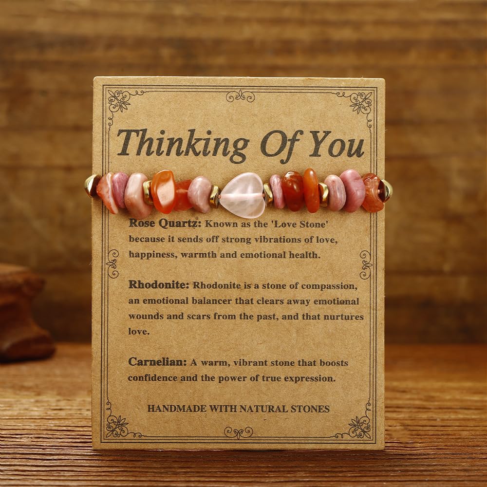 ChungLong0593 bracelet quartz rose — énergie d’amour et douceur sur le poignet