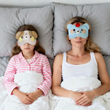 Cididu masque yeux lapin: tissu doux pour des nuits paisibles.