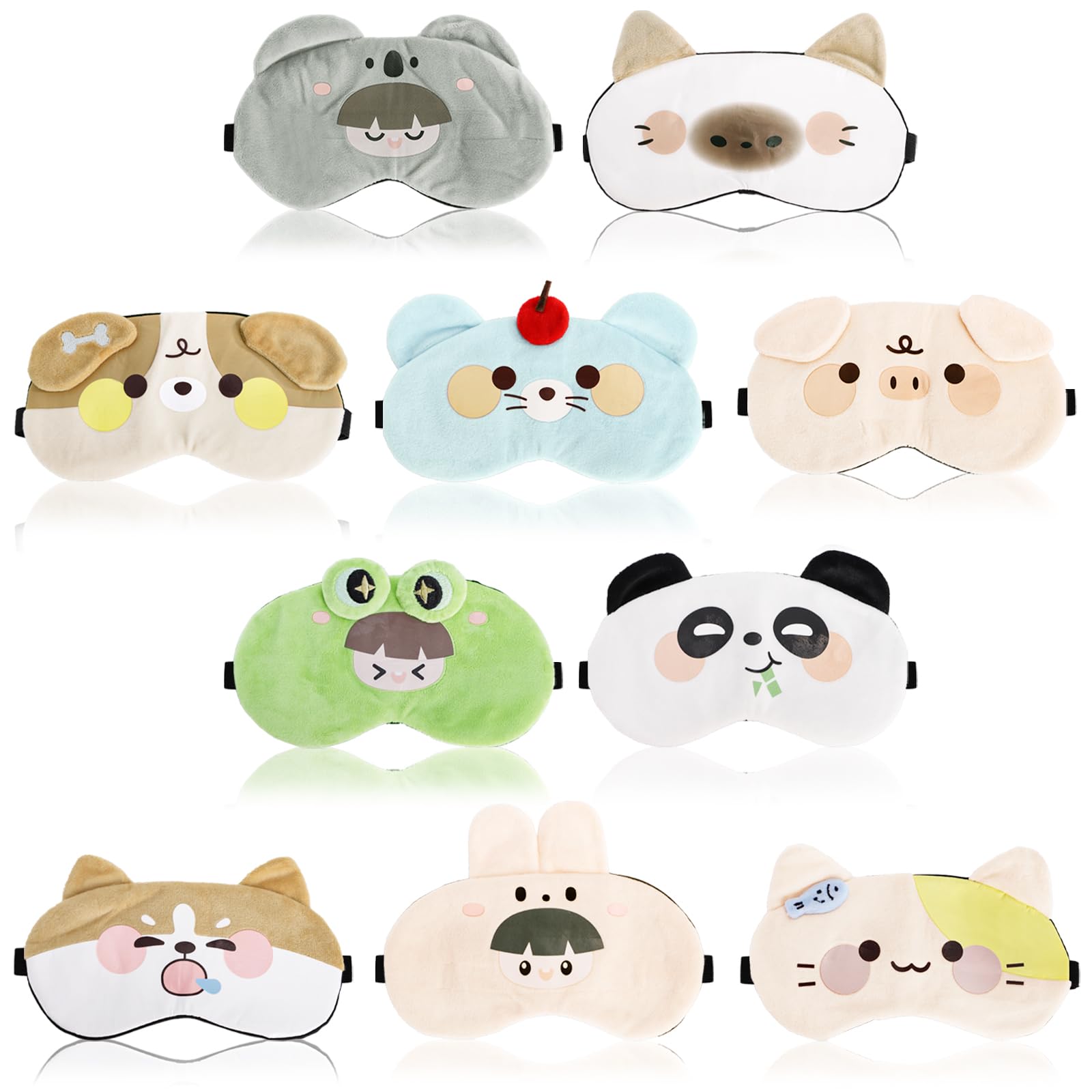 Cididu masque yeux panda: douceur et confort lors d'un voyage.