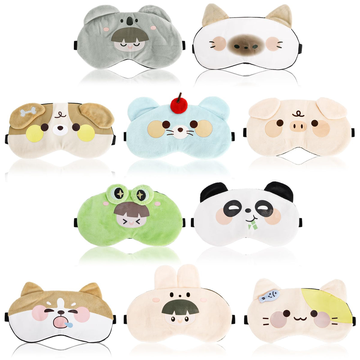 Cididu masque yeux panda: douceur et confort lors d'un voyage.