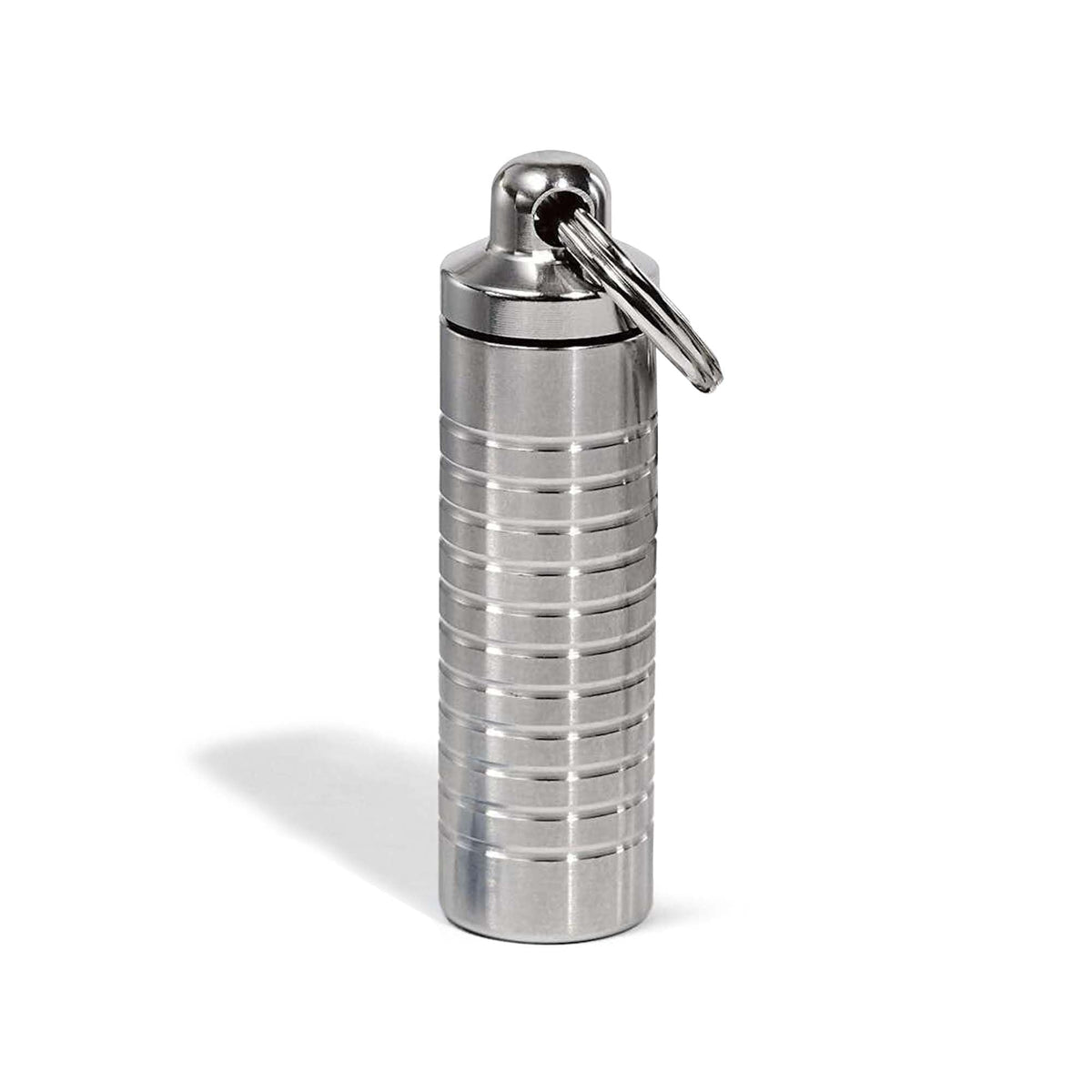Porte-pilules Slim Cielo Pill Holders en acier inoxydable, pratique et durable en déplacement.
