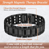 Bague Cigmag en cuivre assortie au bracelet magnétique.