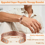 Bracelet Cigmag cuivre fini lustre, aspect élégant et matière hypoallergénique