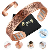 Bracelet Cigmag magnétique en cuivre pour hommes, ensemble élégant et prêt à porter au quotidien