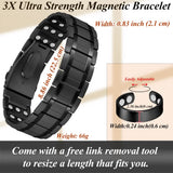 Cigmag bracelet magnétique fermeture pliable double poussoir, mise en place rapide.
