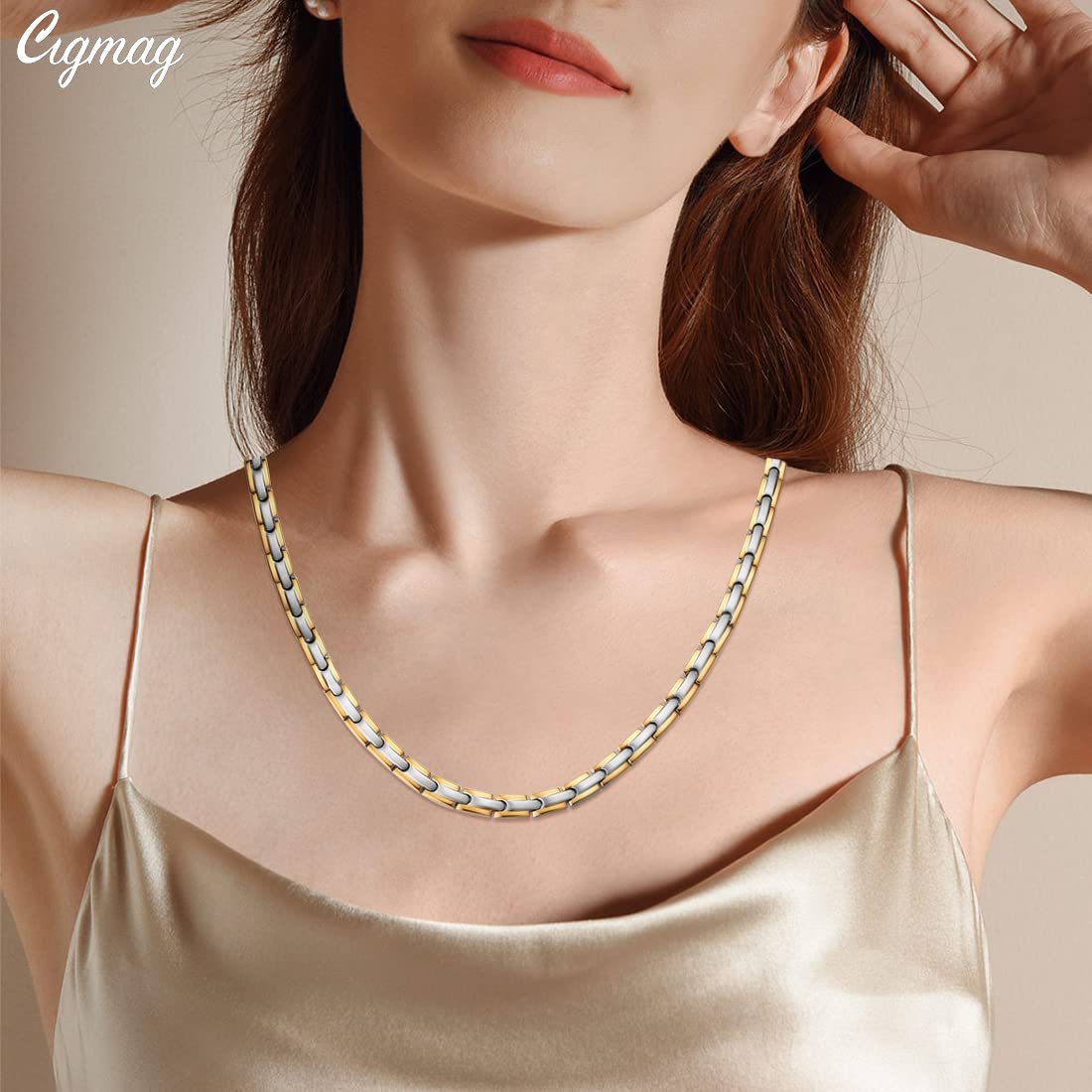 Cigmag collier-magnetique-titane-boite-cadeau : coffret prêt à offrir.