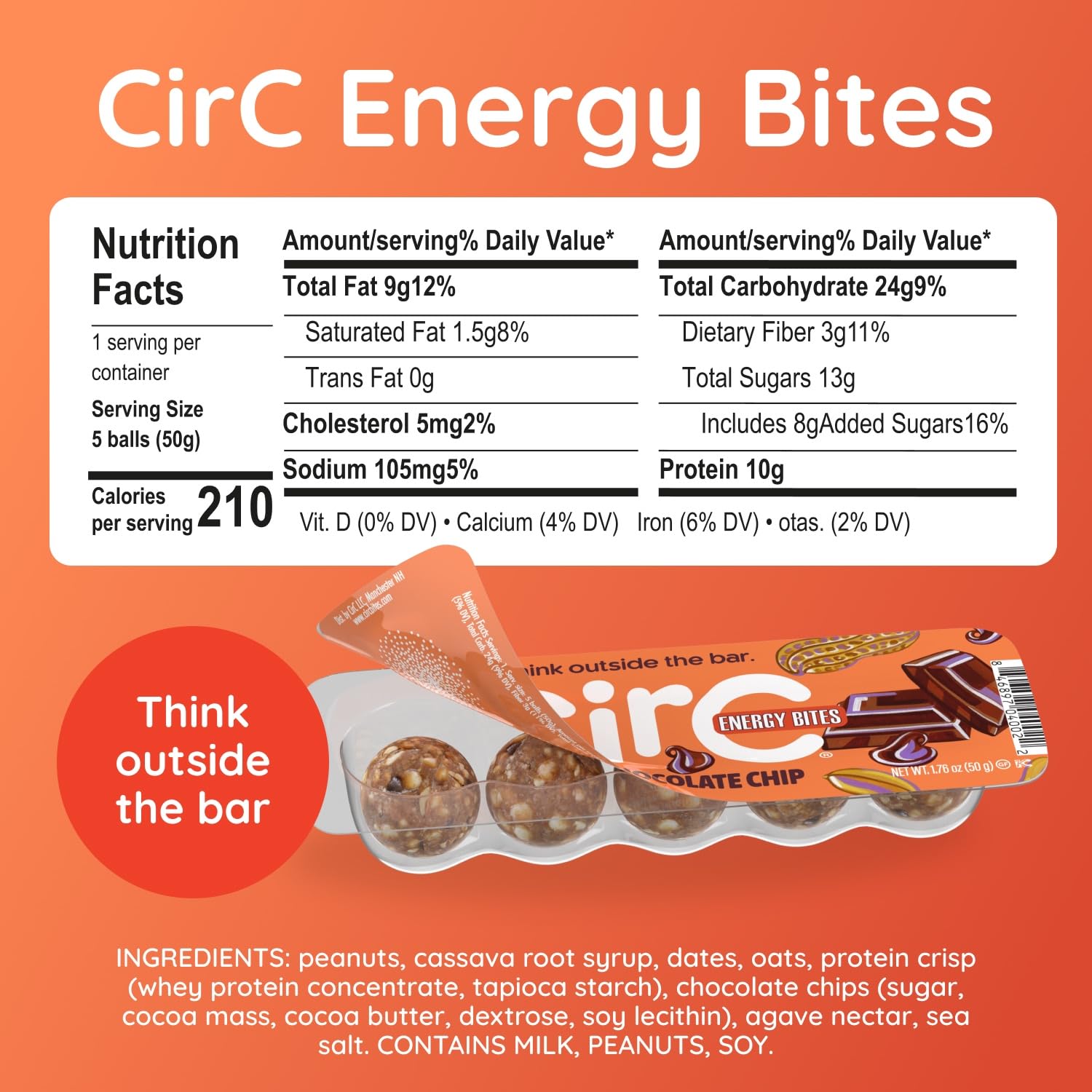 CirC Energy Bites: 5 bouchées portables idéales pour le bureau et les déplacements