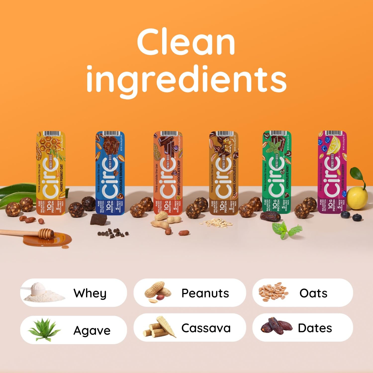 CirC Energy Bites: plateau réutilisable et emballage recyclable, pratique et respectueux de l’environnement