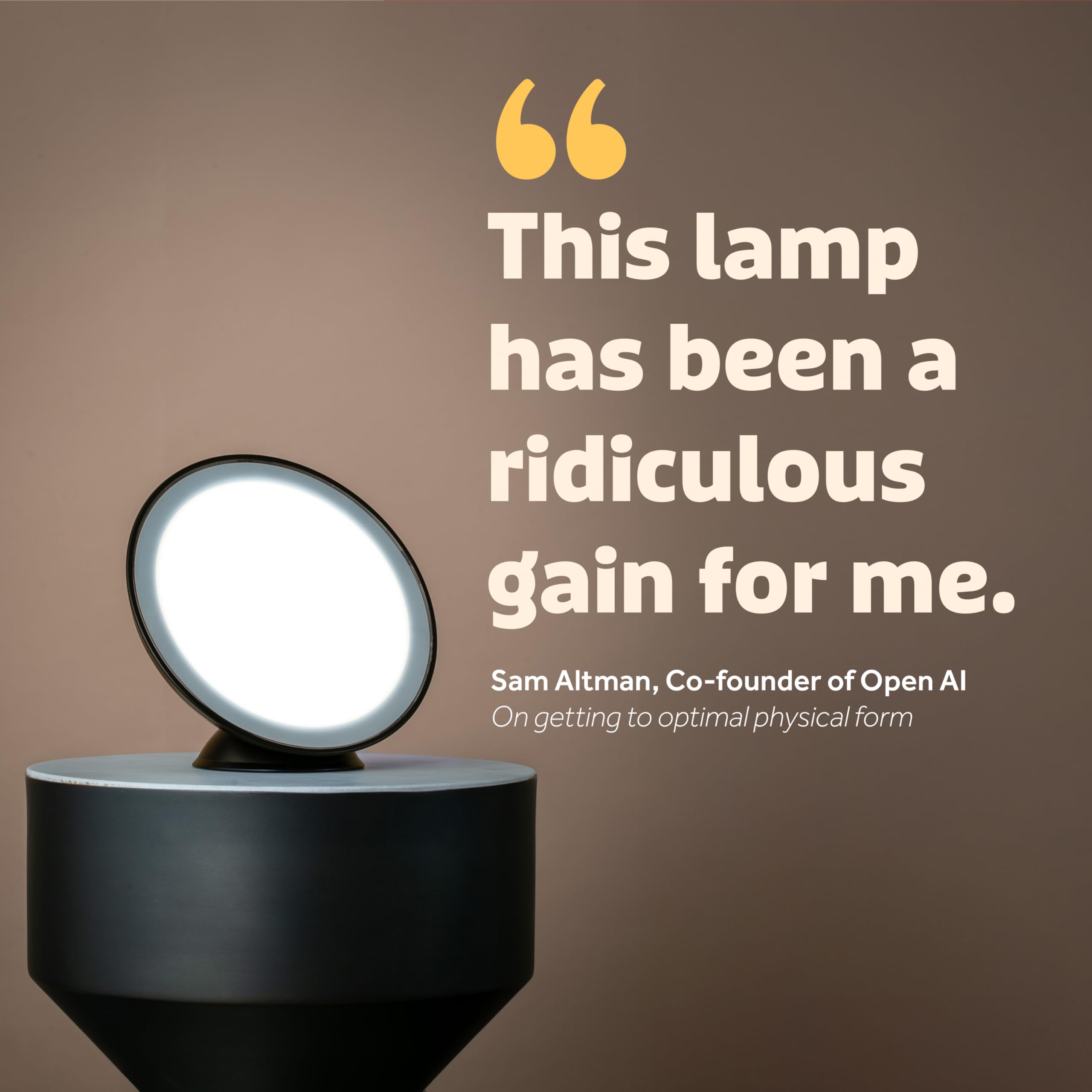 Conception premium Circadian Optics Lampu: qualité et style