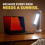 Lumos 2.0, utilisation bureau compacte, gain d'espace et ergonomie.