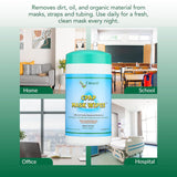 Lingettes Citrus II CPAP nettoyant tous types de masques et accessoires.