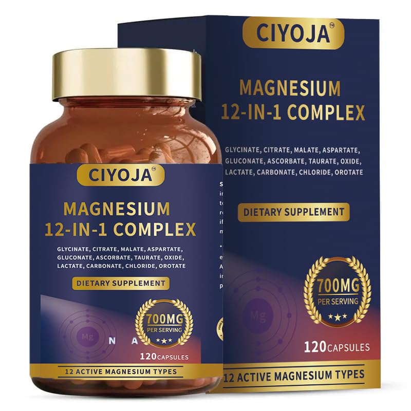 CIYOJA Magnésium 12-en-1 – bouteille pour une routine de relaxation quotidienne