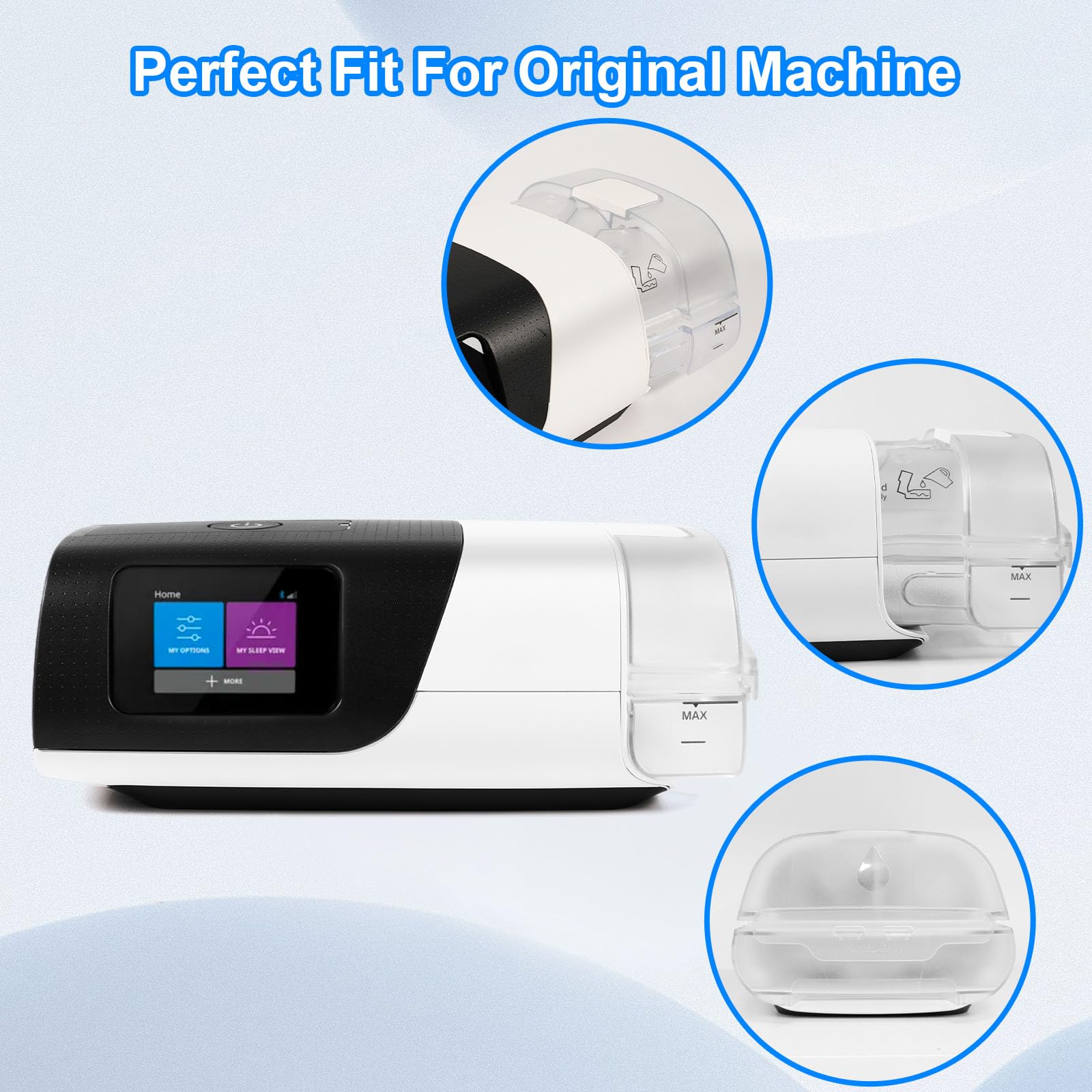 CKNET entretien-facile-chambre-eau AirSense 11: nettoyage rapide et efficace.