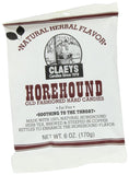Boîte Claeys drops d'horehound, pack 12, pratique et naturelle.