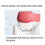 Claiol brosse dents enfant U bleu; design 360 pour un brossage complet.