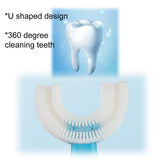 Claiol pack deux brosses enfant U; solution pratique pour la routine.