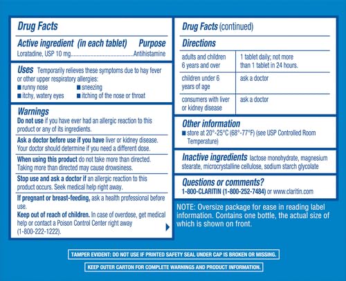 Claritin boîte 70 comprimés pratique pour le quotidien
