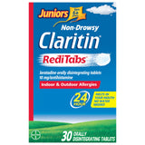 Claritin comprimés allergie intérieur extérieur, sans somnolence pour juniors et adultes