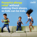 Flacon Claritin Enfants Chewables goût raisin, format pratique au quotidien.