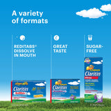 Emballage Bayer – Satisfaction Claritin Junior RediTabs.