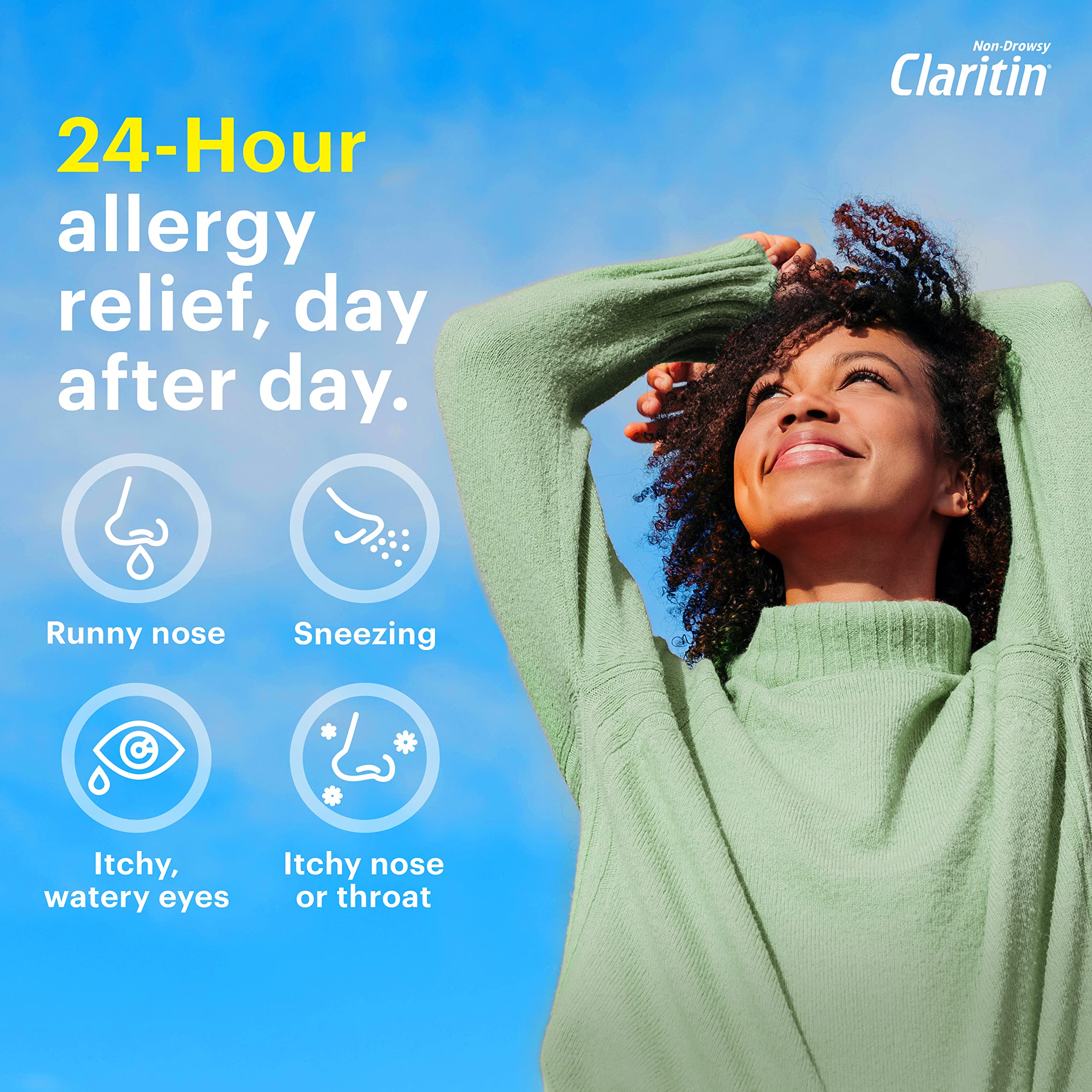 Claritin – prise matinale pour une protection tout au long de la journée.