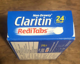 Claritin RediTabs soulage les symptômes du nez et des yeux irrités.