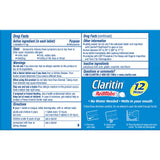 Claritin RediTabs offrant un soulagement de 12 heures sans nécessité d’eau.