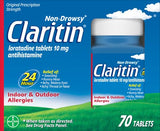 Claritin tablettes loratadine 10 mg soulagement éternuements et nez qui coule