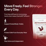 ClarityMD Astaxanthin : délivrance lipidique améliorée pour meilleure biodisponibilité.