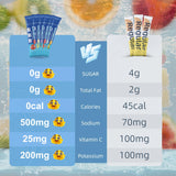 Gamme de sachets Saveurs-Fruites ClarivyHealthora pour hydratation en déplacement