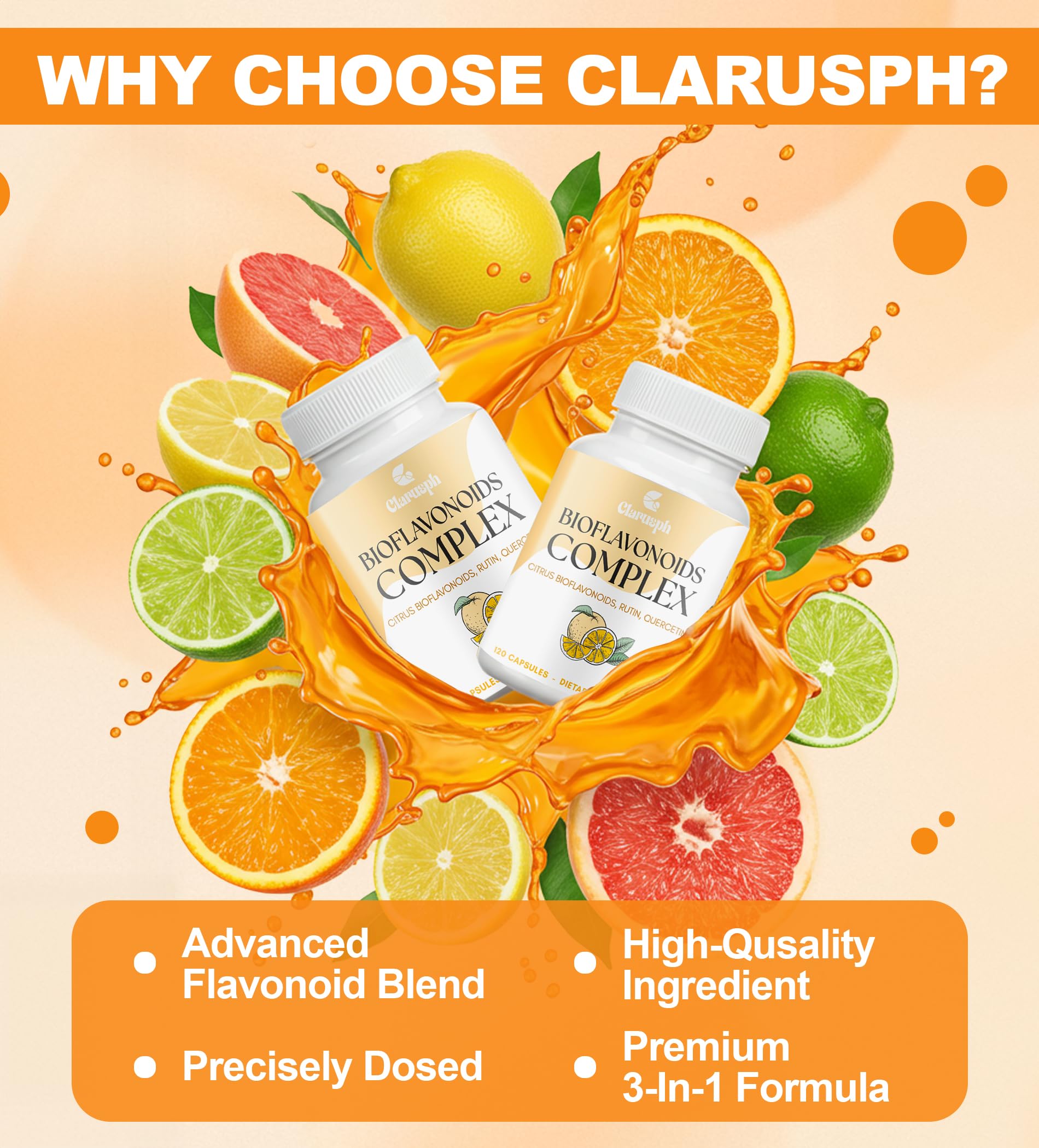 Clarusph dosage élevé : 1500 mg par portion pour une concentration soutenue