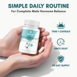 Ingrédients naturels Clarusph Pregnenolone 50 mg DHEA, mélange botanique