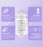 Clarusph Quercétine - posologie simple : 2 gélules par prise.