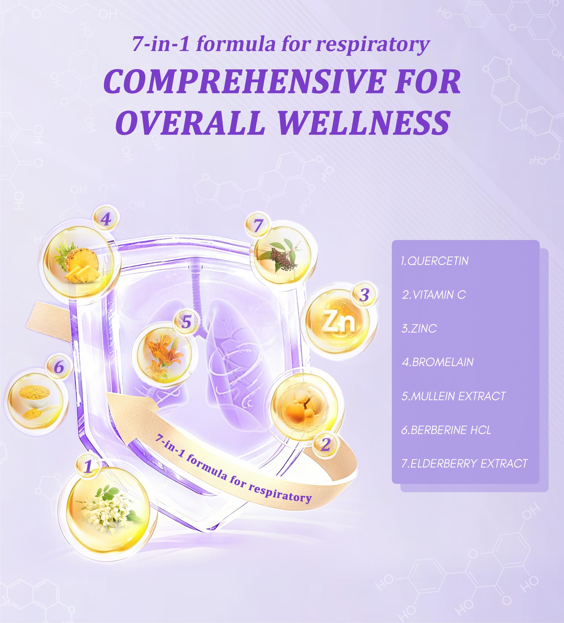 Clarusph Quercétine - flacon associant bromélaïne et vitamine C.