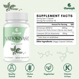 Clarusph Sans gluten – nattokinase sans gluten et allergènes courants.