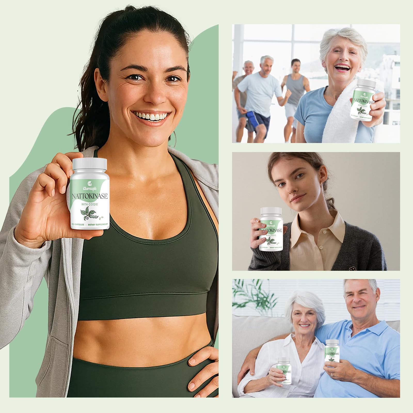 Clarusph Sans vitamine K2 – formule adaptée à la circulation et au bien-être.