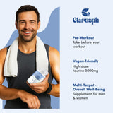 Clarusph Taurine liposomale, absorption élevée, meilleure assimilation.