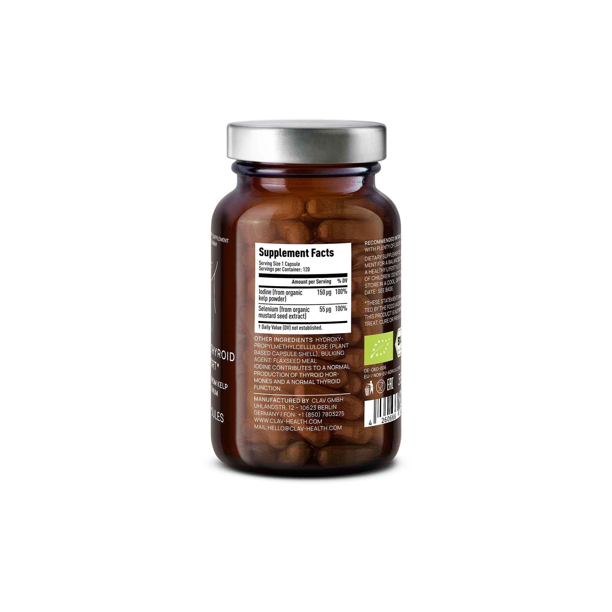 CLAV bouteille-verre-ambre-recyclable: flacon en verre ambré recyclable, choix respectueux de l’environnement.