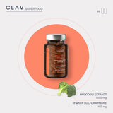 CLAV – étiquette claire indiquant dosage et origine allemande