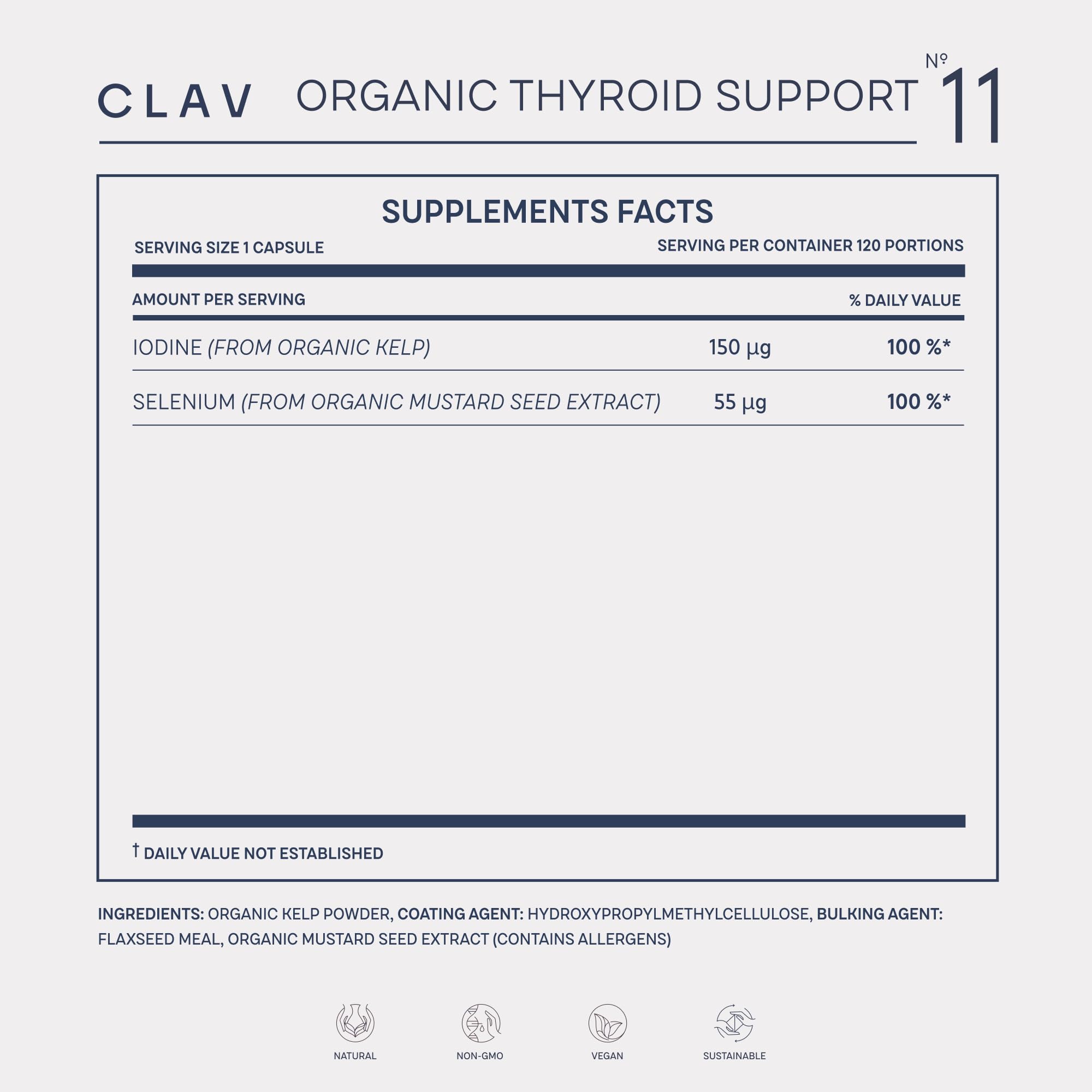CLAV label-vegan-sans-gluten: icônes vegan et sans gluten sur l’étiquette.