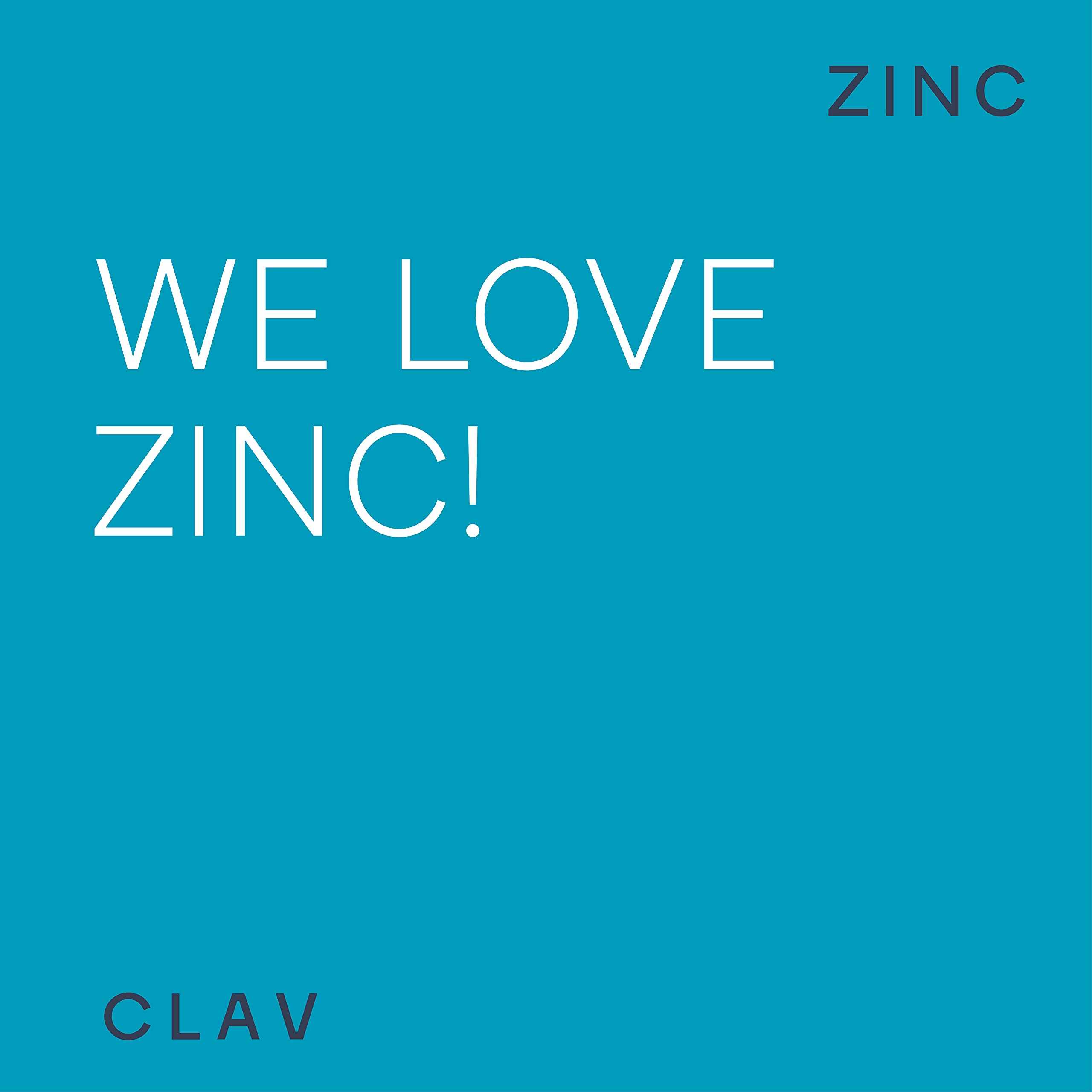 CLAV Zinc Bisglycinate tablettes véganes – formule naturelle et pure