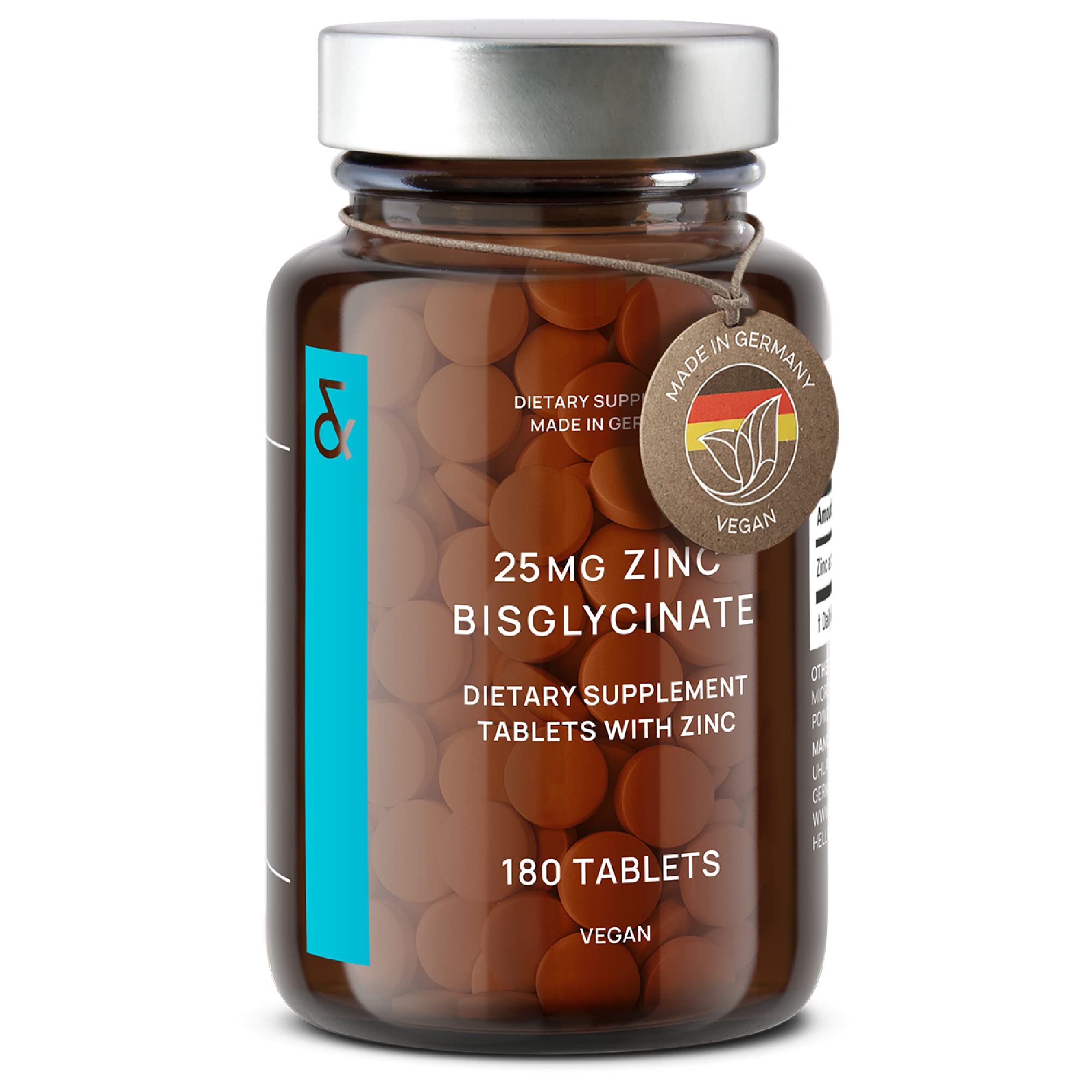 CLAV Zinc Bisglycinate tablettes 25 mg – format pratique à prendre quotidiennement
