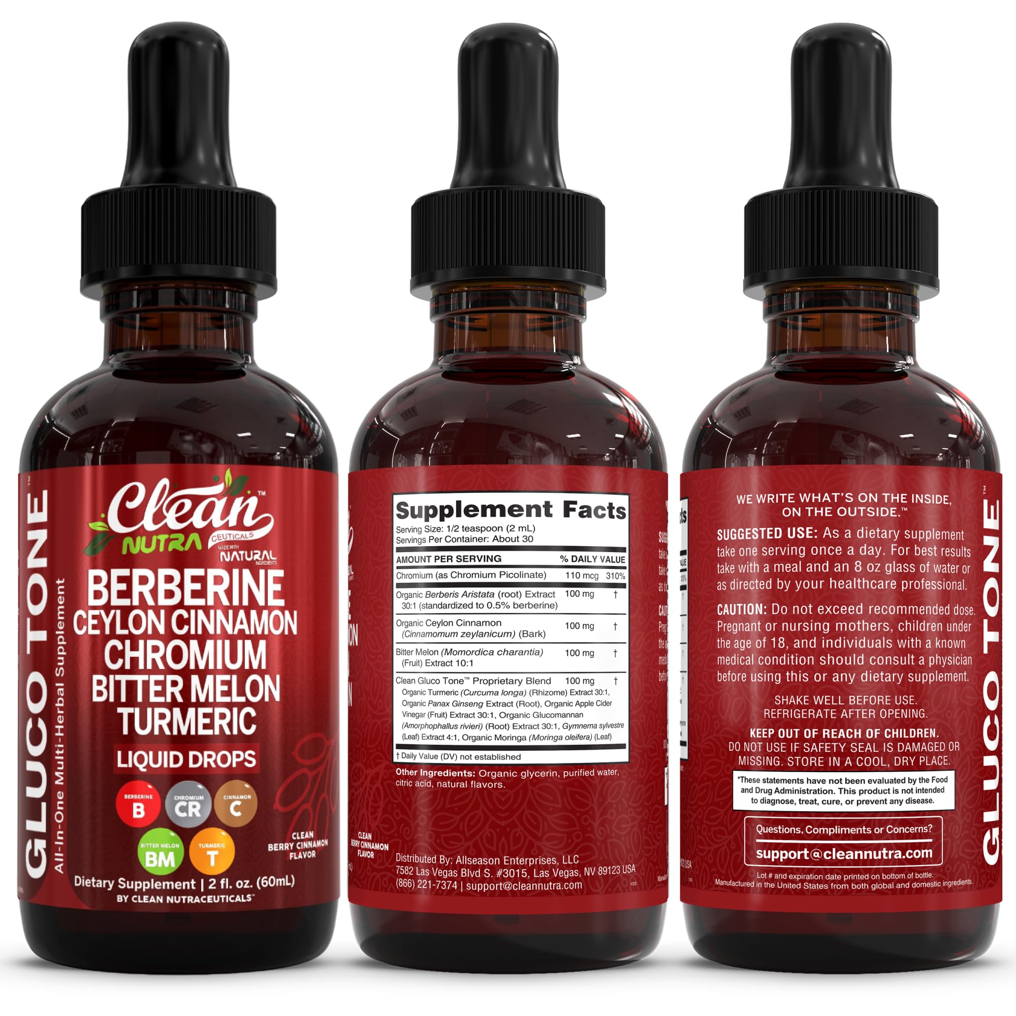 Cannelle de Ceylan et curcumine Clean Nutra, combinaison pratique et antioxydante.
