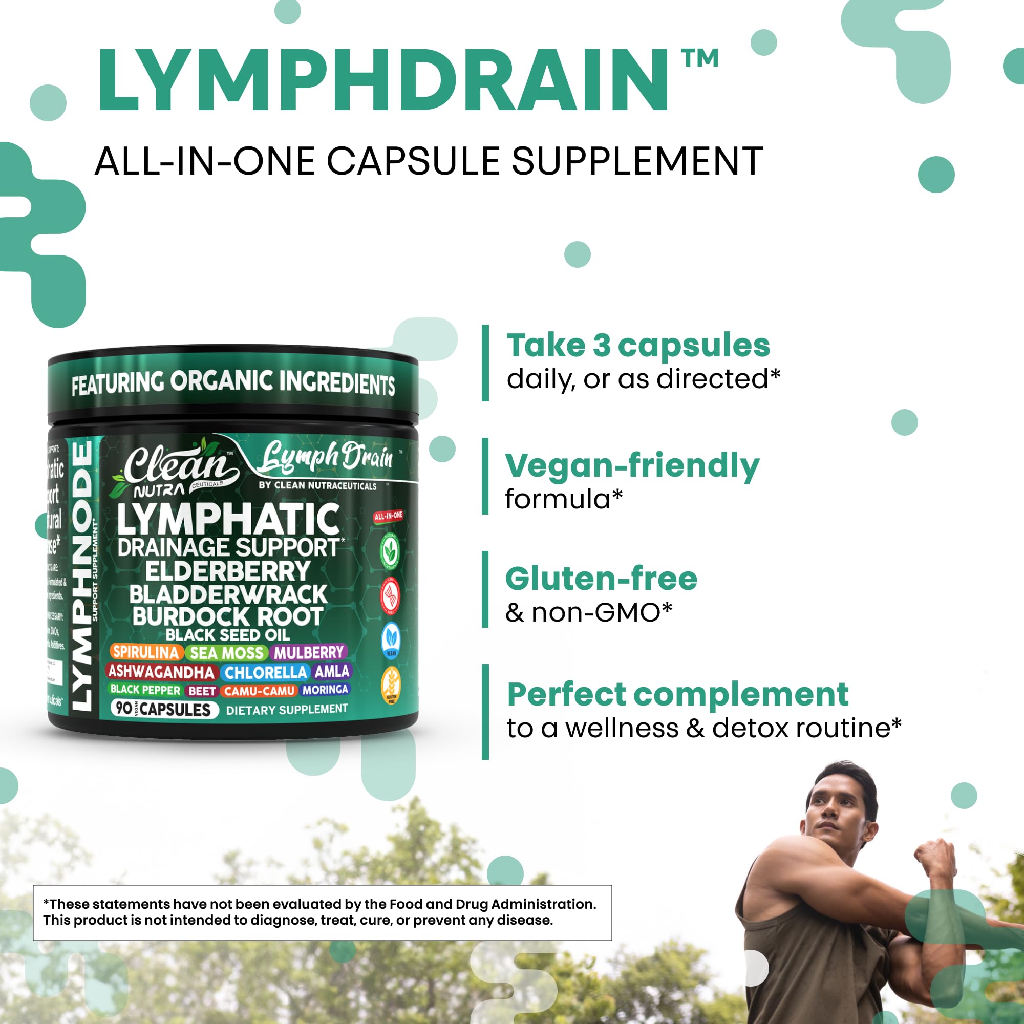 Clean Nutraceuticals – ashwagandha en capsules pour l’équilibre du stress.