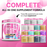 Clean Nutra BCAA et Myo-Inositol en poudre, récupération après l'effort.