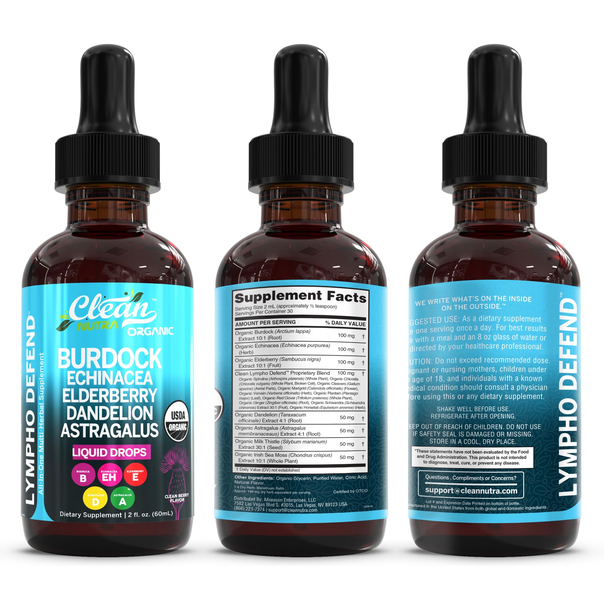 Chardon-marie Clean Nutra, extrait liquide pour soutien hépatique potentiel